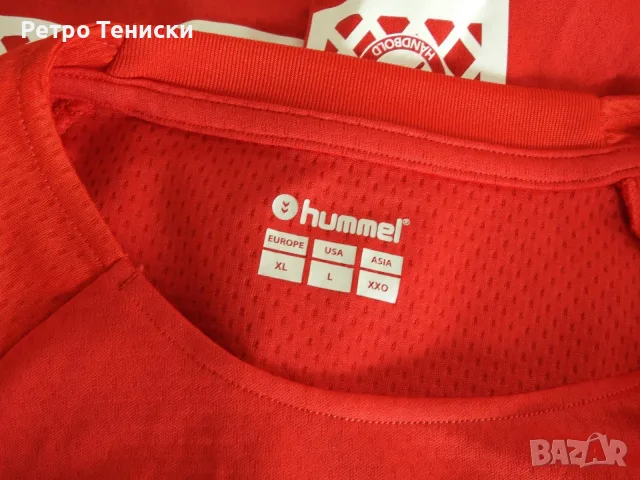 Тениска • Handball Activewear #12 • Hummel • червено • размер XL • Мъже, снимка 4 - Тениски - 56314806