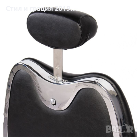 Бръснарски стол Moto Stil - бордо/черен, снимка 3 - Бръснарски столове - 44635641