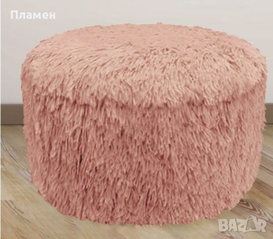 Надуваем пуф за сядане табуретка 38x20см до 100 кг. Бял сив черен, розов, снимка 14 - Дивани и мека мебел - 39435467