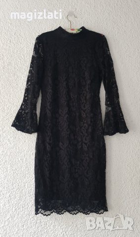 Дамска дантелена рокля размер С, снимка 3 - Рокли - 38612723