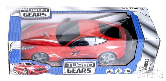 Количка с дистанционно управление TURBO GEARS , снимка 3 - Коли, камиони, мотори, писти - 35510529