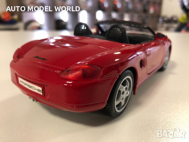 Метална колекционерска количка PORSCHE BOXTER 1996г.1:24 НОВА, снимка 3 - Колекции - 38786742