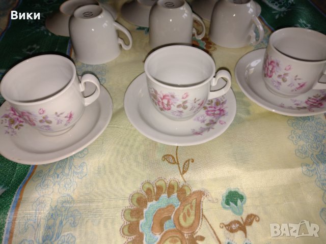 Сервиз за кафе European  Izida porcelain Изида , снимка 6 - Сервизи - 35029117