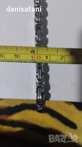 Ланци медицинска стомана и посребрени, снимка 15 - Колиета, медальони, синджири - 48562000