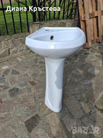 Ъглов умивалник малък с ботуш, снимка 2 - Мивки - 54302443