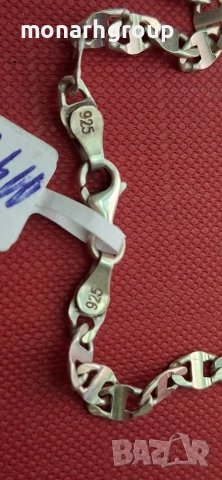 Сребърна верижка с висулка, снимка 6 - Колиета, медальони, синджири - 52808503