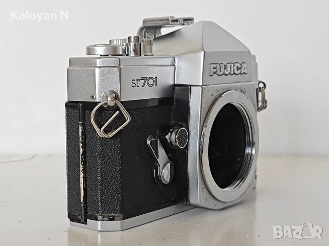 SLR Фотоапарат Fujica ST701 тяло, резба М42, снимка 6 - Фотоапарати - 54365015