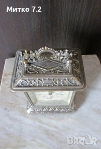  Старинен настолен часовник, снимка 12 - Антикварни и старинни предмети - 40713446