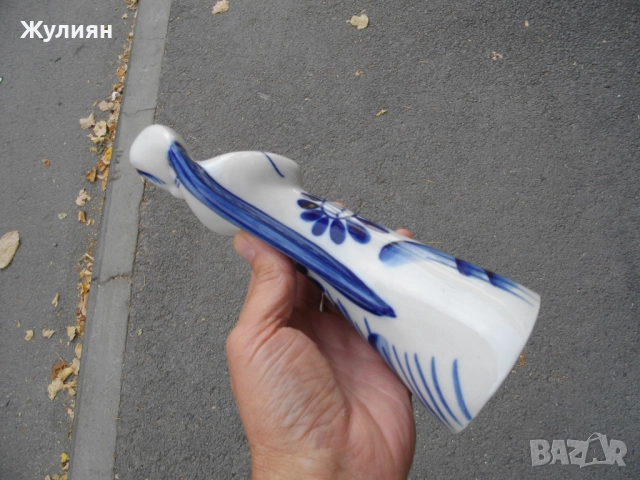 РЪЧНО РИСУВАН ПОРЦЕЛАН ПОРЦЕЛАНОВА ФИГУРА СТАТУЕТКА СССР , снимка 7 - Антикварни и старинни предмети - 51623462