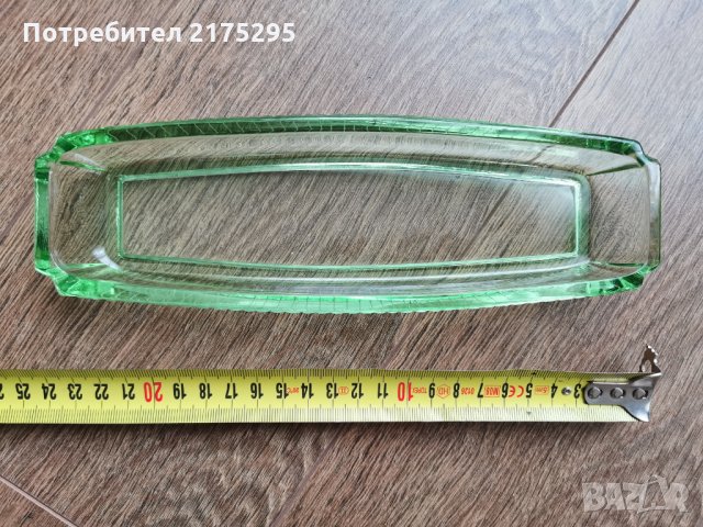 декорация от стъкло от началото на миналия век, снимка 2 - Антикварни и старинни предмети - 31866684