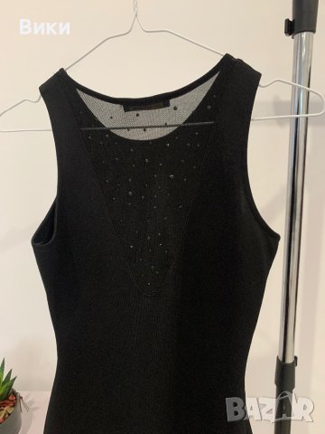 Елегантна черна рокля , снимка 12 - Рокли - 44358013