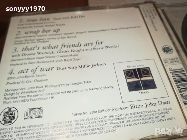 ELTON JOHN CD 0512251641, снимка 4 - CD дискове - 52664118