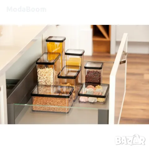 Комплект от 5 контейнера за съхранение