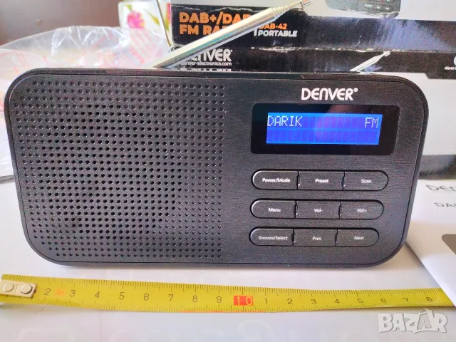 FM/DAB+ цифрово радио DENVER DAB-42