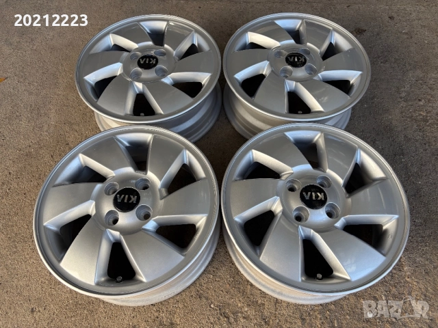 4 броя алуминиеви джанти за Kia Picanto I,15, снимка 6 - Гуми и джанти - 52224111