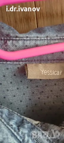 Дънкова риза Yessica , снимка 6 - Ризи - 48346945