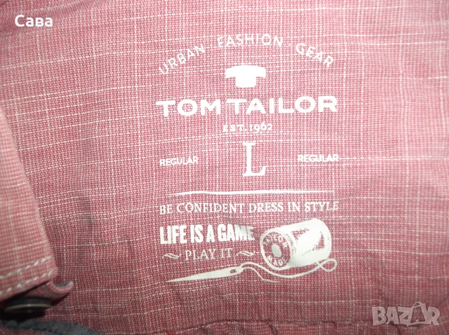 Ризи TOM TAILOR  мъжки,Л, снимка 4 - Ризи - 41579296