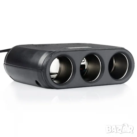 Разклонител за запалка с 3 гнезда и 2 USB порта 75 cm, снимка 2 - Аксесоари и консумативи - 55863018
