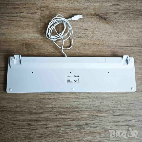 Клавиатура Hama ROSSANO - USB, бяла, с кирилица, снимка 7 - Клавиатури и мишки - 52360893