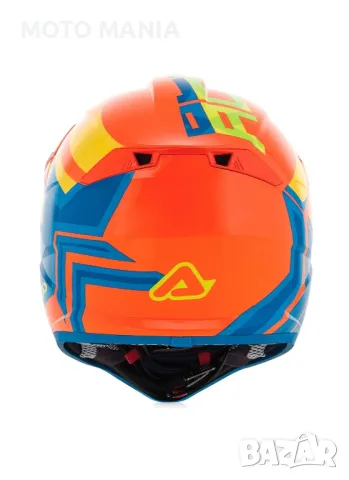 Каска ACERBIS PROFILE 3.0 SNAPDRAGON ORANGE/YELLOW , снимка 4 - Спортна екипировка - 48787689