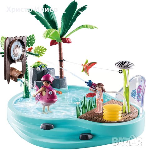 Playmobil - Малък басейн с пръскачка за вода 70610 Плеймобил Нов конструктор