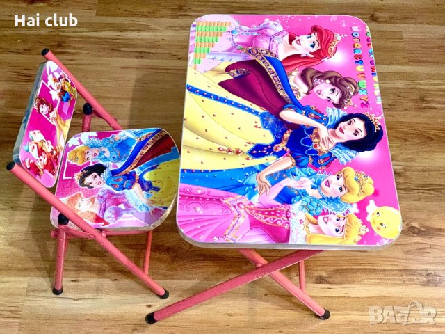 Детска маса и стол с картинка, снимка 9 - Мебели за детската стая - 30911646