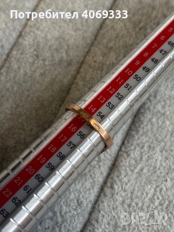 Стар златен Руски пръстен 14к, снимка 6 - Пръстени - 54175132