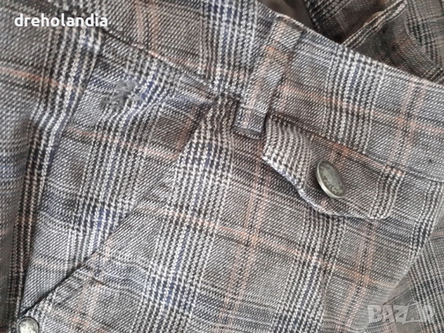 Кариран памучен панталон Esprit - L, снимка 4 - Панталони - 51736623