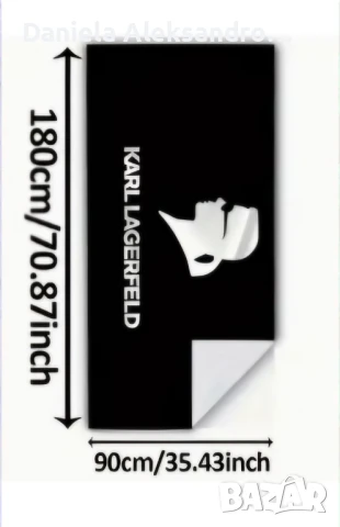 Karl lagerfeld супер яки плажни кърпиа, снимка 8 - Хавлиени кърпи - 50916560