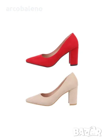 Дамски обувки на висок ток, 2цвята 