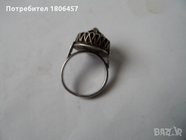 стар сребърен пръстен, снимка 6 - Антикварни и старинни предмети - 31787933