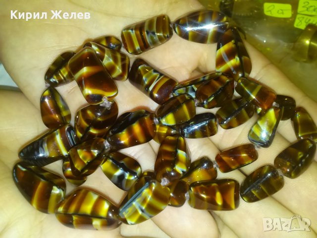 НАТУРАЛЕН ЯСПИС СТАРО КОЛИЕ СКЪПОЦЕНЕН КАМЪК 6390, снимка 5 - Антикварни и старинни предмети - 29555354