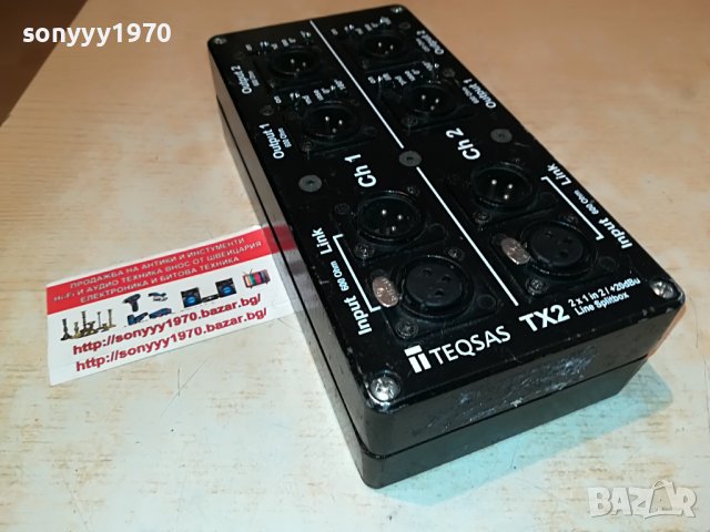 TEQSAS TX2-LINE SPLITBOX-ВНОС SWISS 2205221931, снимка 13 - Ресийвъри, усилватели, смесителни пултове - 36843107