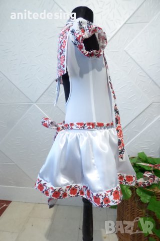 Детска рокля с българска шевица за спортни танци, снимка 11 - Детски рокли и поли - 37529152
