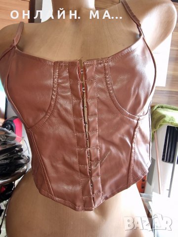 Бюстие кожа с.м.л.хл 2хл