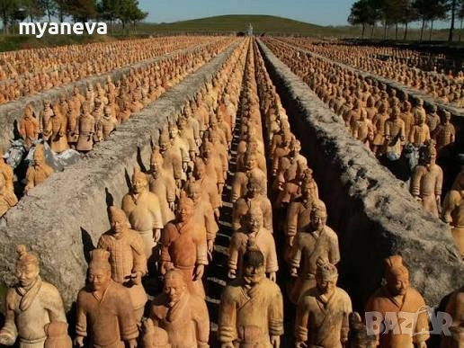 Детайлна и реалистична статуетка на войн от "Теракотената армия" в пълно бойно снаражение, снимка 4 - Статуетки - 51745192