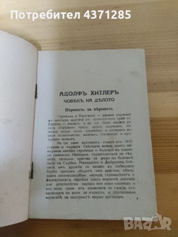 Адолф Хитлер-автор Лука Малеев, снимка 4 - Художествена литература - 51938895