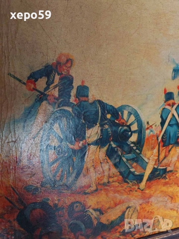 	Френска картина масло 1897 г.худ.Henri-Georges-Chartier 1859-1924, снимка 12 - Картини - 52277360