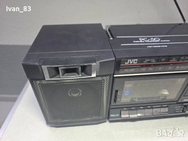 Радиокасетофон JVC PC-30, снимка 4 - Радиокасетофони, транзистори - 53048323