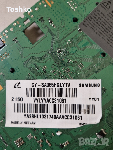 SAMSUNG UE55AU8072U BN41-02844F BN94-17693F BN44-01110C CY-SA055HGLY1V, снимка 5 - Части и Платки - 44639990
