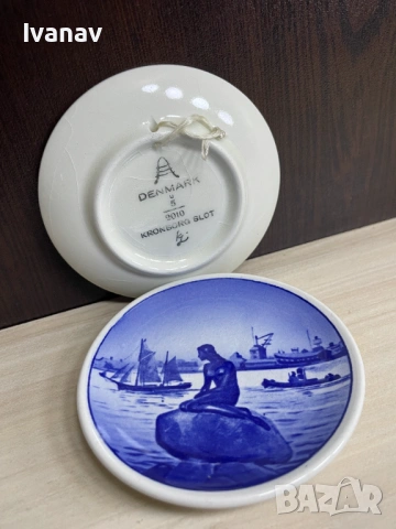 Комплект от две мини чинии Royal Copenhagen 1936г., снимка 5 - Други - 53974732