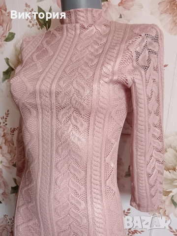 дамска рокля пепел от рози, снимка 4 - Рокли - 52901672