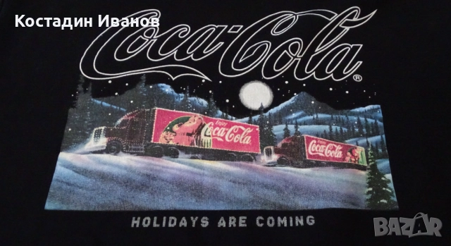 Coca Cola Holidays are Coming мъжки суичър Кока Кола, снимка 8 - Суичъри - 52179570
