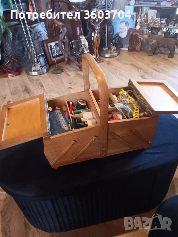 винтидж дървена кутия, снимка 5 - Антикварни и старинни предмети - 54309509