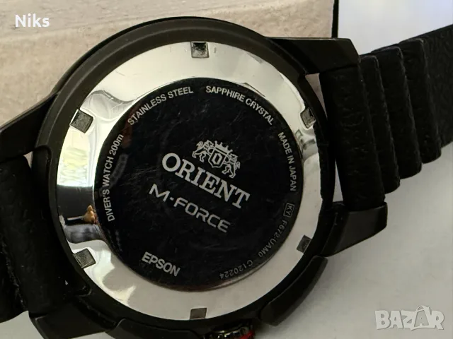Orient M-force / Diver 200m ISO / Sapphire / Magnetic Resistance / Automatic, снимка 6 - Мъжки - 56293263