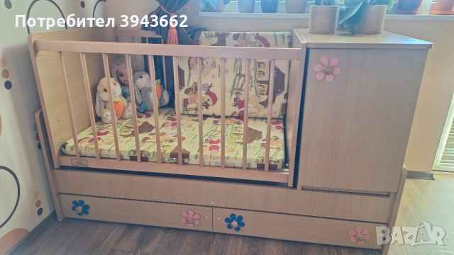 Детска кошара , снимка 2 - Бебешки легла и матраци - 51853543