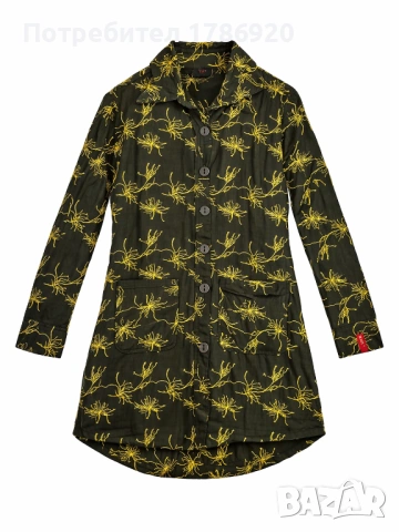 Дамска дълга риза SKFK, снимка 8 - Ризи - 24682920