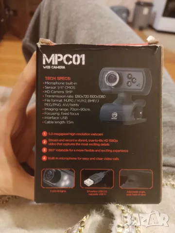 Уеб камера, снимка 2 - Камери - 49028558