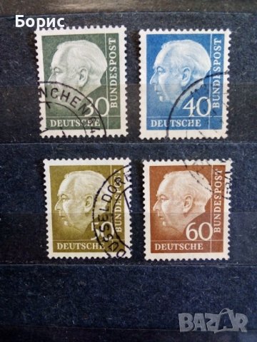 Германия - ФРГ - 1957 год., снимка 2 - Филателия - 40040575