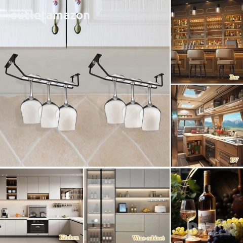 Поставки за чаши, комплект от 4, метални, устойчиви на ръжда, снимка 5 - Аксесоари за кухня - 52844463